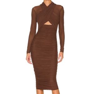 Aliyah Dress in Chocolate